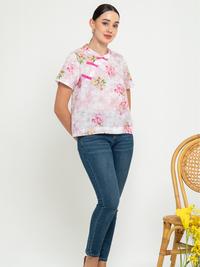 Gambar SISTER'S Blouse - Blus Cheongsam Atasan Wanita Katun Linen N622 (ZE) - Pink , XL (T4) dari Sisters Fashion Group Kota Administrasi Jakarta Utara 5 Tokopedia