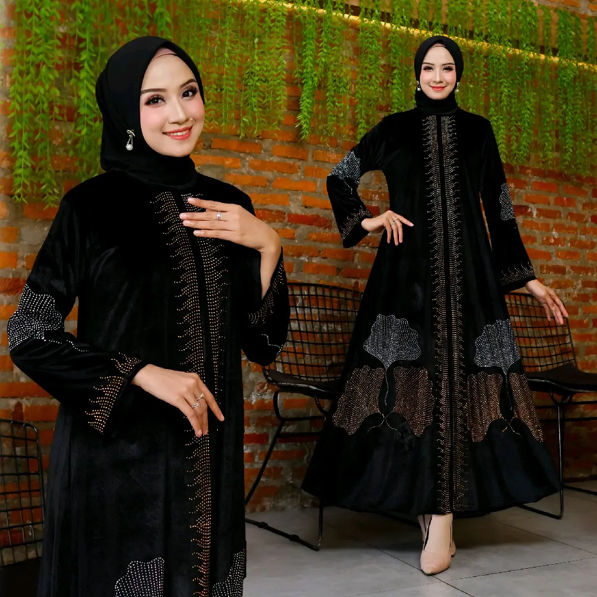ABAYA TURKEY MEWAH MATERIAL ROYAL PREMIUM VELVET (BLUDRU PREMIUM) BERMOTIF BUNGA PAYET PENUH CANTIK MEWAH VIRAL KEKINIAN gamisabaya