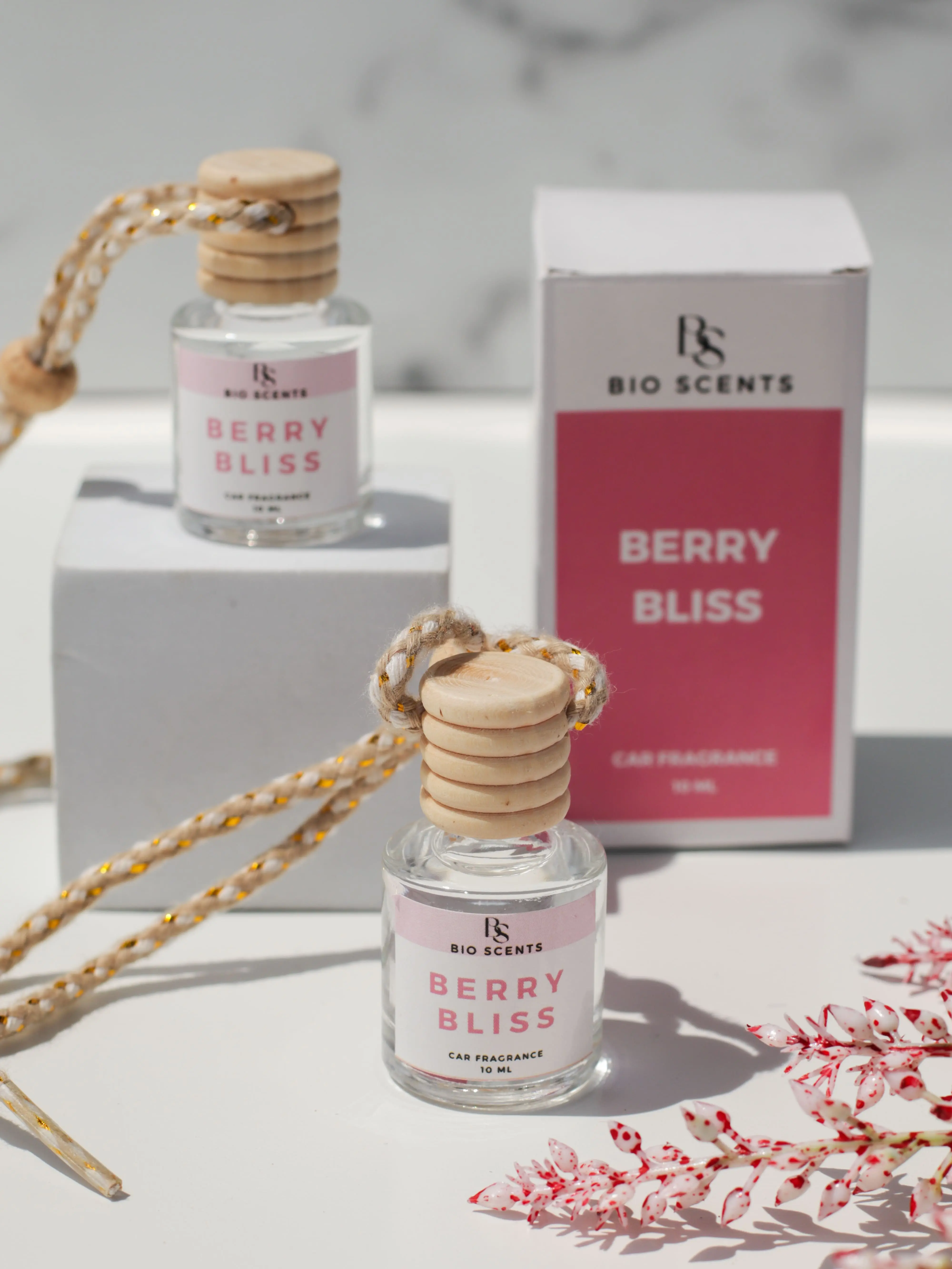 Bioscents Pengharum Pewangi mobil Parfum Perfume Mobil | Lemari | Ruangan | Toilet | Car Fragrance Gantung Aromaterapi 10 ml