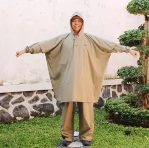 CLASSIC 718  Brand Elmondo Jas Hujan Ponco Lengan Celana Anti Rembes