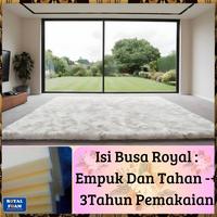 Gambar Karpet bulu rasfur empuk ukuran 180X80X3.5CM ISI BUSA  karpet aesthetickarpet mewah LP - Abu abu dari BS Home Decor Kab. Bandung Barat 3 Tokopedia