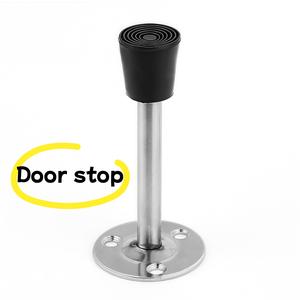 90mm stainless steel door stopper/rubber door stopper/floor door stopper/silicon door stopper, suitable for bedroom home hardware door stopper
