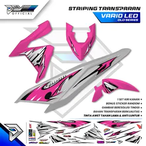 STRIPING TRANSPARAN VARIO LED OLD 2014 -2017 | MOTIF VARKY VIETNAM STYLE | VARIO 125-150 LED OLD