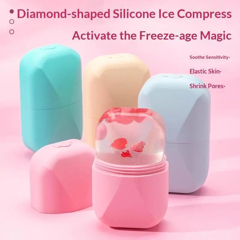 Ice mặt con lăn massager công cụ làm đẹp cho đôi mắt sưng húp làm dịu da lỗ chân lông thắt chặt liệu pháp lạnh cho ánh sáng tự nhiên