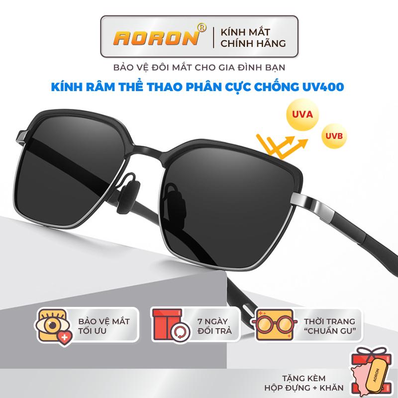 Aoron - Kính Râm Nam Cao Cấp – Đổi Màu Chống Tia UV, Chống Bụi, Kính Thời Trang Đi Đường Phong Cách | Bảo Vệ Mắt Toàn Diện – Sang Trọng, Nam Tính - AK243