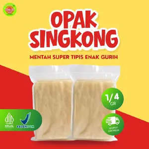 OPAK SINGKONG TIPIS MENTAH  Snack Asin cemilan 250 gr