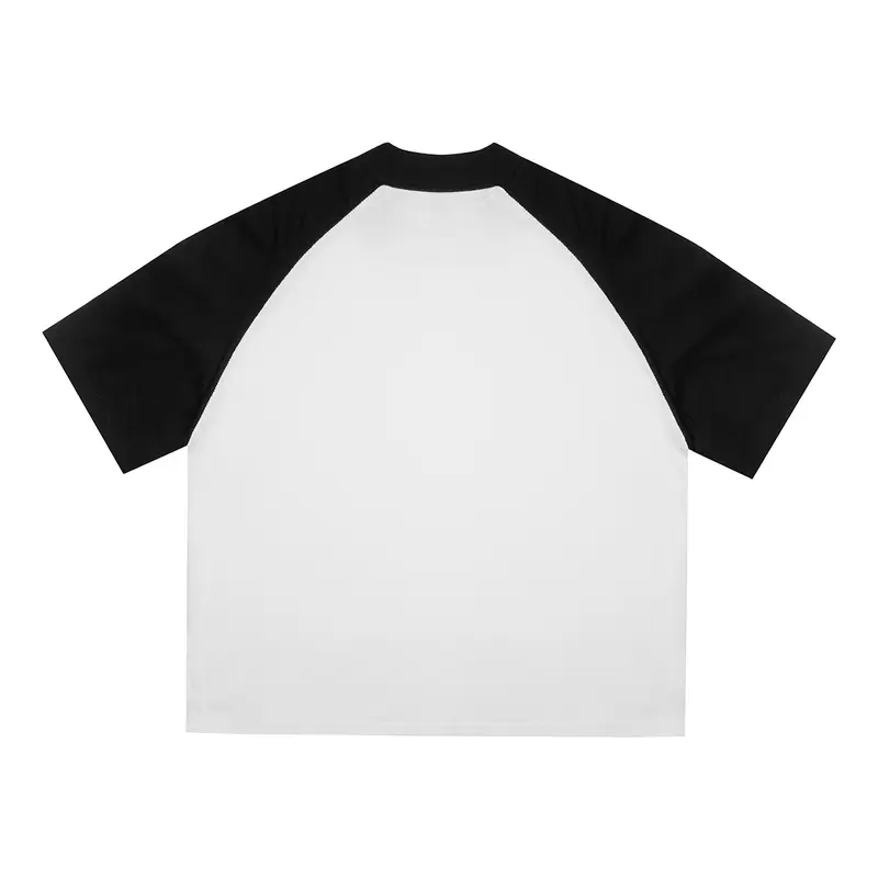 BOXY FIT TEE REGLAN BAJU KAOS DISTRO PRIA WANITA OVERSIZE COTTON COMBAD HITAM PUTIH MANIAC 1