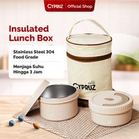 Gambar [Dokmil] Cypruz Kotak Makan Portable Tahan Panas Container Sealed Lunch Box dari Cypruz Kitchenware Kota Administrasi Jakarta Utara 2 Tokopedia