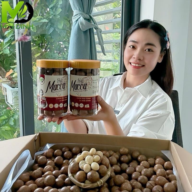 1kg Hạt Macca Úc Nứt Vỏ nhập khẩu-MAIDINHSHOP Food Nuts Thức Ăn Ăn Vặt