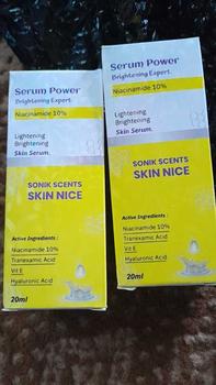 Product Review of SKIN NICE Serum power Brightening Expert niacinamide 10% Perawatan pencerah Wajah Hyaluronic Acid Mencerahkan from m**h 0