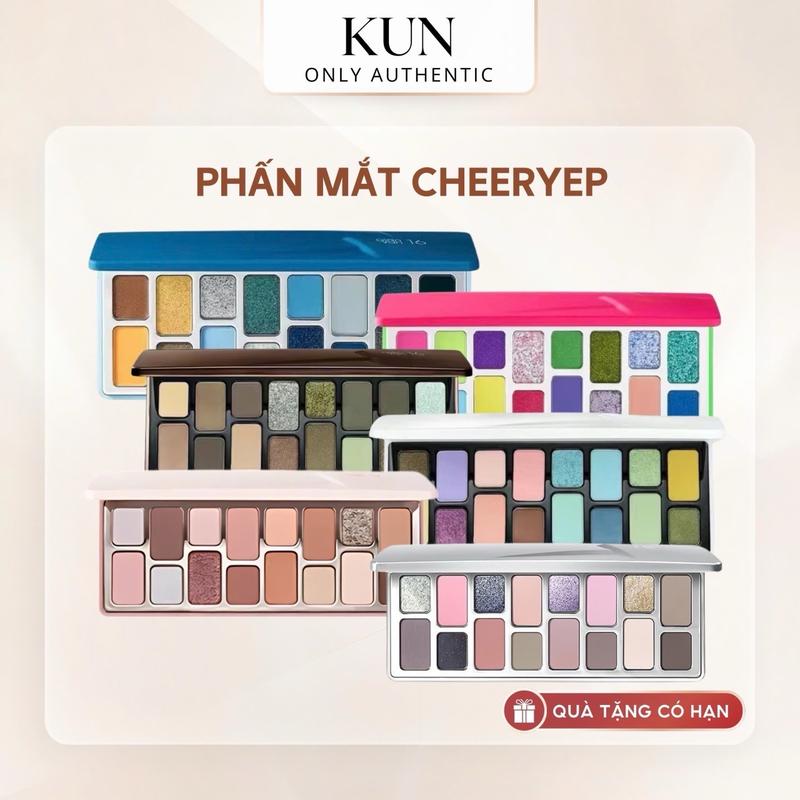 Bảng phấn mắt Cheerep (Qianyan) 16 ô bảng mắt qauiyan chất phấn mịn lên màu đẹp - Mỹ Phẩm Trang Điểm Nữ