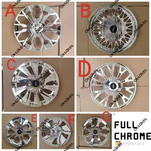 Dop velg ring 13 & 14 Full CHrome mobil universal calya sigra Avanza Xenia Veloz Agya Ayla Gran Max Luxio Kijang Vios Carry