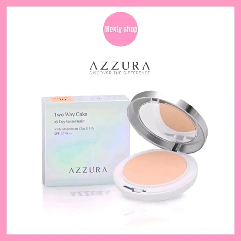 Azzura Two Way Cake Bedak Foundation Tahan Lama 0