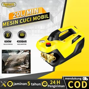 Reaim Mesin Cuci Steam Mobil & Motor High Pressure Cleaner 130 Bar 7.5L/min Sensor Operated Original Quality