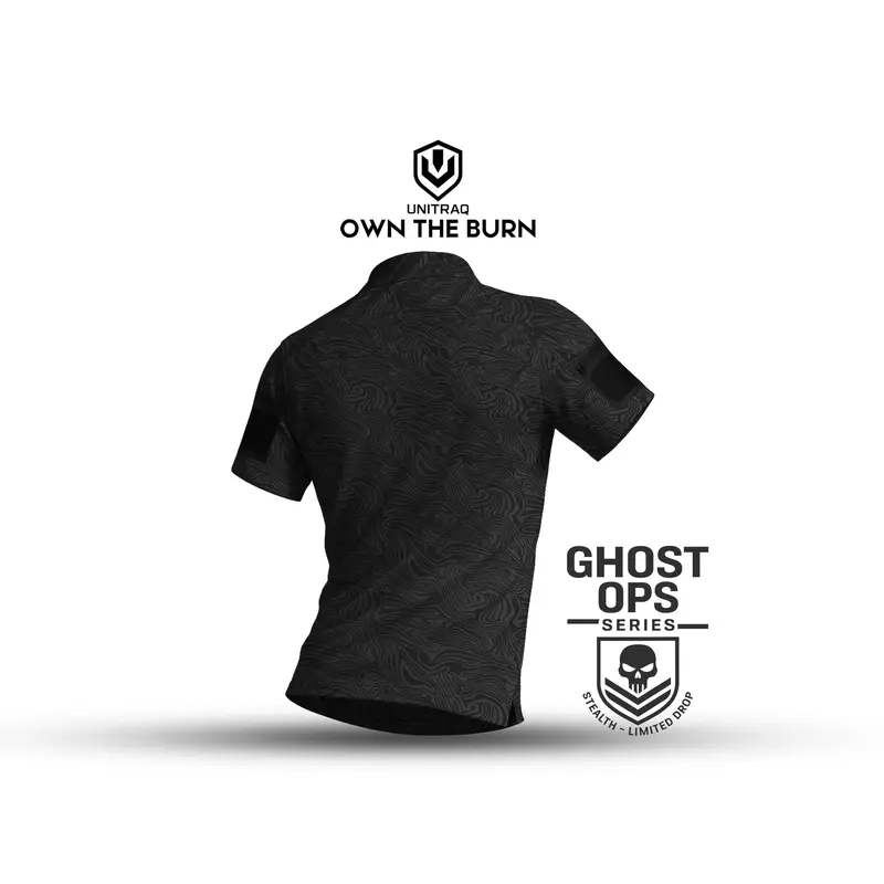 Kaos Wangki Zipper – Ghost Ops Series | bahan drifit embos bisa custom logo dan tulisan 1