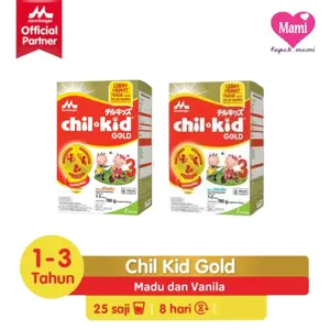 Morinaga Chil Kid Gold 780gr Vanila 780gr Madu Susu Bubuk Formula Pertumbuhan Anak Usia 1-3 Tahun