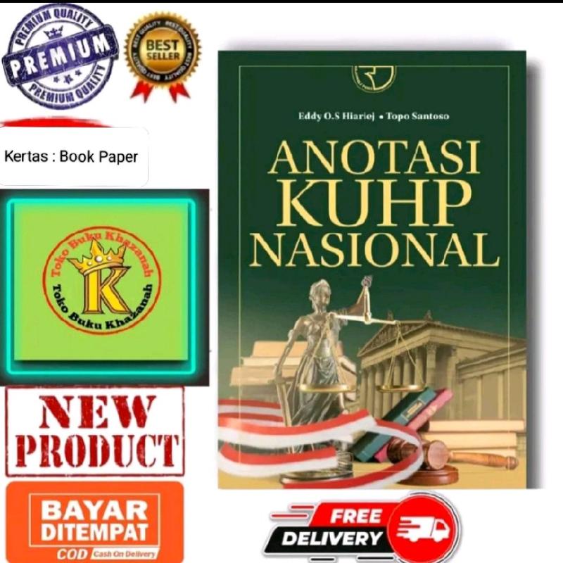 Buku Anotasi KUHP Nasional – Prof. Eddy O.S. Hiariej Terlaris - Shop ...