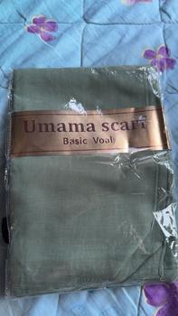 Product Review of Umama Basic Voal jilbab segi empat 110x110cm Hijab seragam polos bisa GROSIR katun lembut Nyaman Sekolah Muslim kerudung Square from N**a Y**a 0