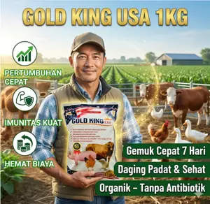 [Beli 3 Gratis 1] Gold King USD 1KG Penambah Berat Badan Super untuk Hewan