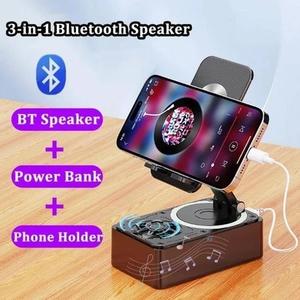 3 in 1 Bluetooth Speaker Extra Bass Wireless Speaker With Foldable Phone Stand 3000mAh Built In Battery