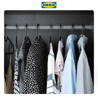 Gambar IKEA SPRUTTIG Gantungan Baju Isi 10 - Hitam dari IKEA Indonesia Kota Administrasi Jakarta Timur 3 Tokopedia
