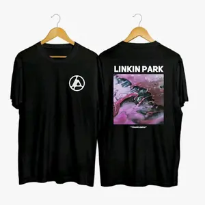 Kaos Linkin Park From Zero Lengan Pendek Cotton Combed Premium - Kaos Distro Pria -  Kaos Distro Pria Wanita - Kaos Band Linkin Park Merch - Baju Oblong Katun Combed Unisex Cowok Cewek Dewasa  Remaja Kasual Keren Nyaman Lembut Santai