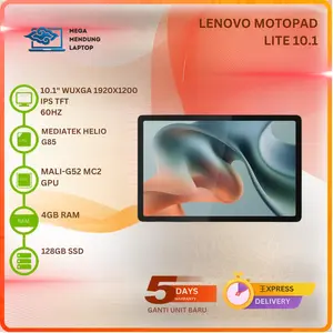 LENOVO MOTOPAD LITE 10.1 4GB 128GB SKY GREY +  CASE