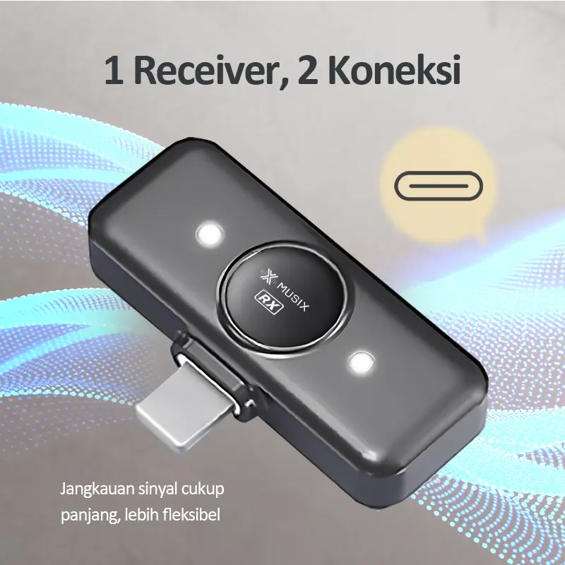 MUsix Q8 wireless clip-on microphone microphone dual microphone wireless microphone hp lavalier microphone plug and play 3