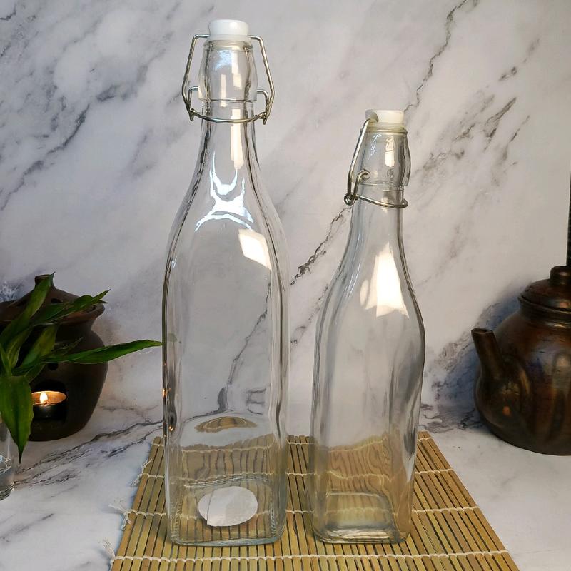 BOTOL TUTUP SWING SEGI KACA, 276ml, 500ml, 1.000ml,anti tumpah - Shop ...