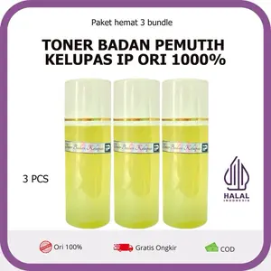PAKET RESELLER 3PCS TONER BADAN IP + MEMBANTU MENCERAHKAN BOOSTER + MEMEPERCEPAT KINERJA HB (estalase lama trhpus)