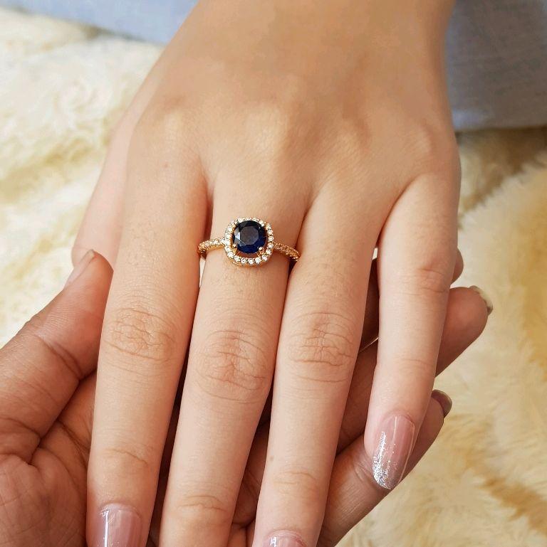 Cincin Batu Zirconia Merah 6