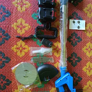 JAPER Mesin Potong Rumput Baterai Alat Pemotong Rumput Elektrik Listrik Pemangkas Portabel mesin potong