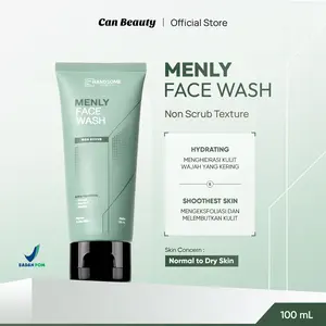 CANBE HANDSOME MENLY Facial Wash Cowok 100 ml Untuk Kulit Normal dan Kering