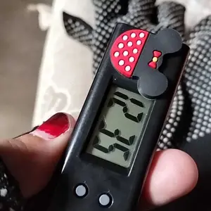 Arloji Gantung Digital Pelangi Kartun - Jam Saku Portable untuk Siswa, Timer Ujian, Pengingat Belajar, dan Pencatatan Tugas