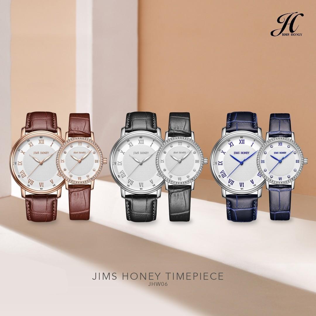JIMS HONEY JAM TANGAN COUPLE JHW 06 (FREE BOX + BATERAI)