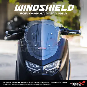 DOCILWORKS - VISOR WINDSHIELD Standar Cyborg Bening NMAX NEW OLD