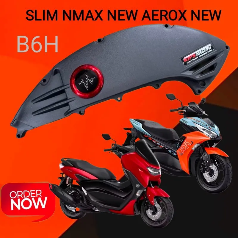 CORONG UDARA TUTUP FILTER SLIM NMAX AEROX NEW NMAX NEO VARIASI VELO OXYGEN Motorcycle Sepeda Mesin 1