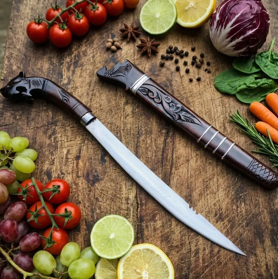 pisau dapur murah elegan enak di genggam cocok untuk buah buahan sayuran dan daging
