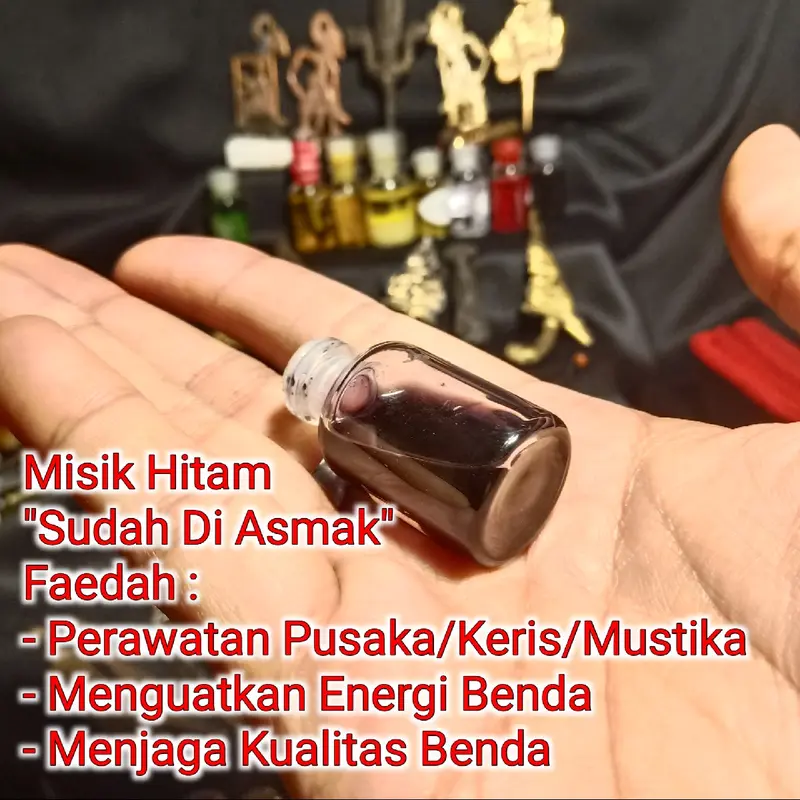 Botol Minyak Asma' Misik Hitam Asli 4