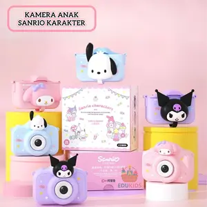 Edukids - Kids Camera Sanrio Character 4800W Dual Camera Multifungsi Kamera Mainan Anak Cocok Untuk Hadiah