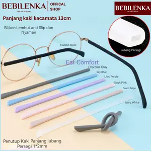 AntiSlip Kacamata Ear Comfort , Karet Tangkai Kacamata , karet Ujung Kaki Kacamata , Pelindung Kaki Kacamata , AntiSlip EarHook Ear Hook Kacamata / MC