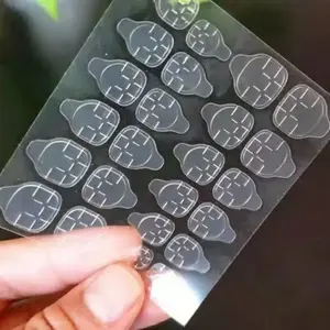 LEM JELLY 24pcs - Set LEM KUKU JELLY TEMPEL NAIL GLUE JELI Lem Kuku Palsu Fake Nails Art Glue adhesive Manicure Perekat kuku palsu TERMURAH BERKUALITAS GROSIR RETAIL