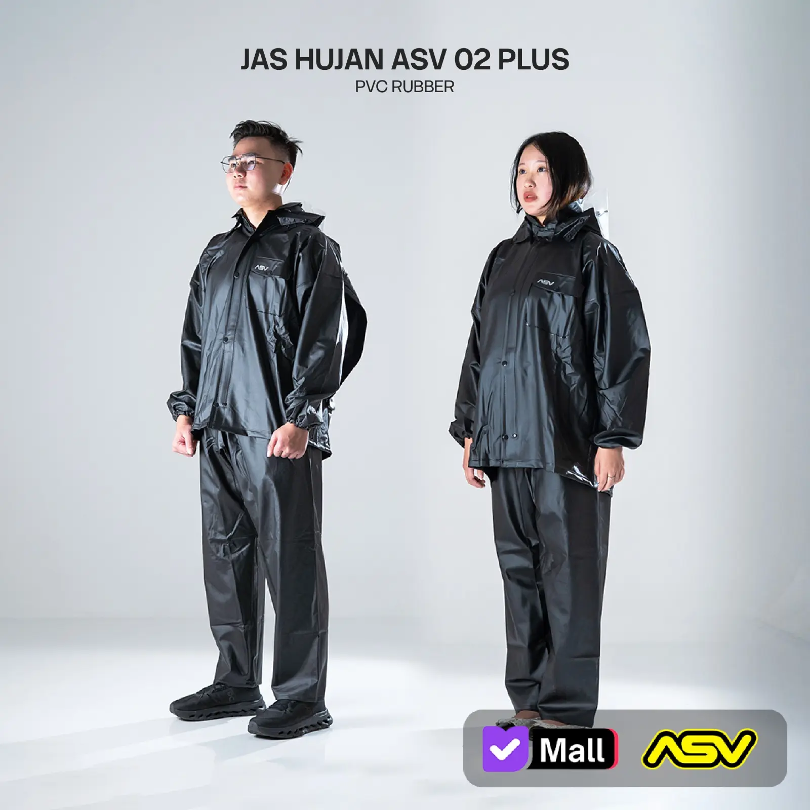 Jas Hujan Ransel Backpack ASV 02 Plus PVC Rubber