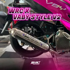 KNALPOT KONDOMAN WRC VABY STYLE V2 (full stainless)