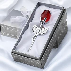 Decoración de Rosa Eterna de Vidrio Creativo, Set de Regalo de San Valentín, Navidad. Cristal Sin Plomo, Base Multi-Escena para Centro de Mesa de Boda. Artesanal Hecho a Mano para Esposa, Novia.