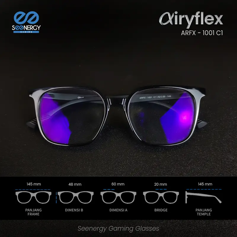 SEENERGY Kacamata Gaming | Airyflex 1001 3