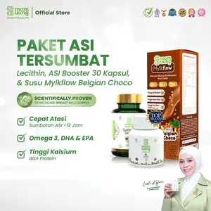 Mom Uung Paket ASI Tersumbat - ASI Booster, Sunflower Lecithin, Susu Mylkflow - Pelancar ASI Halal BPOM