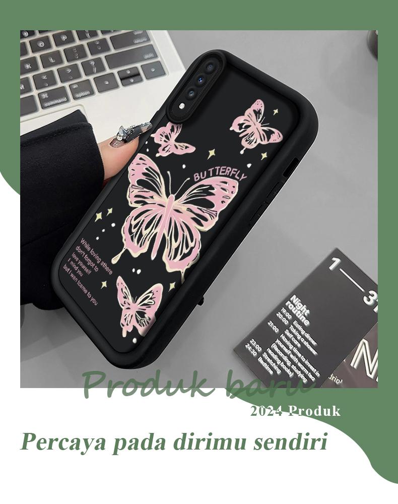 Product Introduction of casing hp softcase butterfly simple for SAMSUNG A70 3