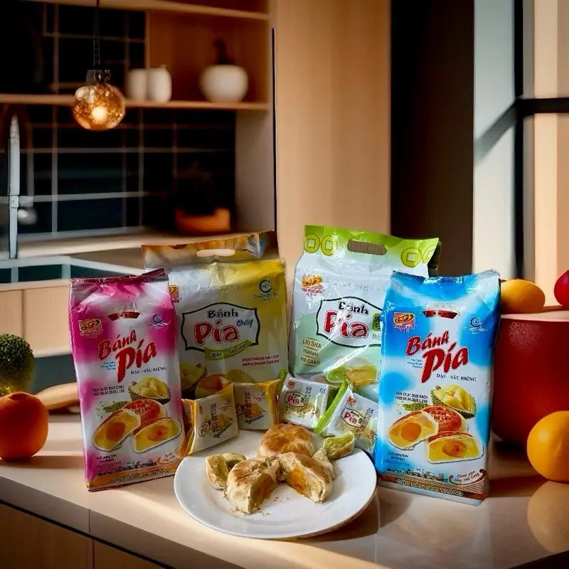 PIA DURIAN CAMBODIA - BANH PIA CAMBODIA/VIETNAM Makanan Camilan
