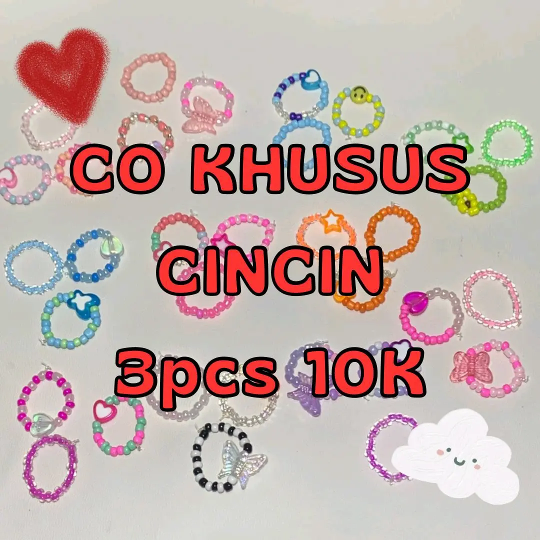 CINCIN KHUSUS LIVE DAPAT TIGA PCS